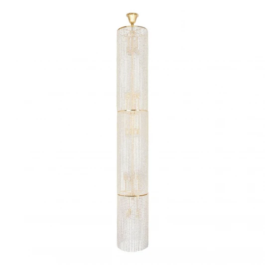 Lazio E 1.9.35.502 G Подвесная люстра каскадная Arti Lampadari Lazio E 1.9.35.502 G (220V, хрусталь)