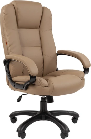 CHAIRMAN 600 Компьютерное кресло CHAIRMAN 600 (Пластик,Экокожа/Бежевый)