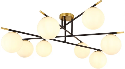 A2224PL-8BK Потолочная люстра на штанге Arte Lamp Alcor A2224PL-8BK