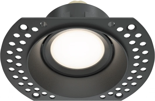DL042-01-RD-B Встраиваемый светильник под гипсокартон Dot GU10 1x50Вт Maytoni Technical DL042-01-RD-B (220V, круглые)