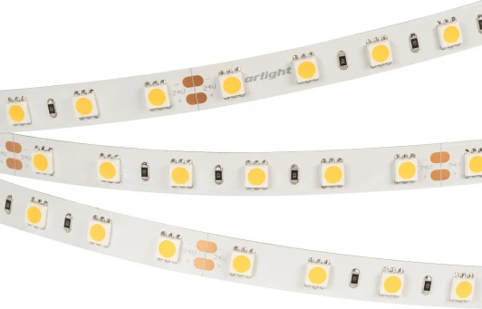 008828(3) Светодиодная лента RT-B60-10mm 24V Warm2700 (14.4 W/m, IP20, 5m) (Arlight, 14.4 Вт/м, IP20) 008828(3)