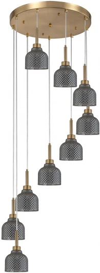 V000434 Подвесной светильник 11039/9P Smoke Indigo Caramella V000434