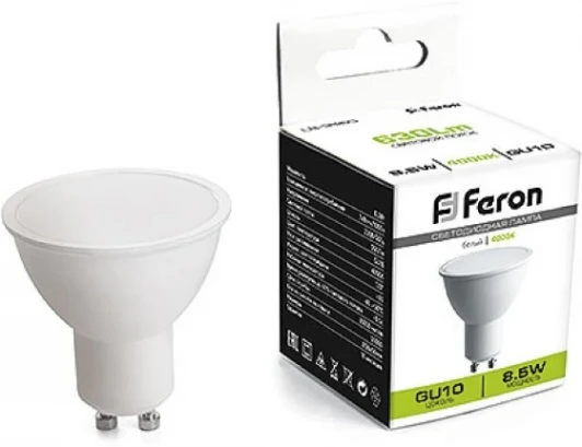 41397 Лампа светодиодная Feron 41397 LB-3560, MR16 (рефлекторная) 8.5W 230V GU10 4000К