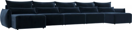 128679 Диван п-образный Лига-051 НПБ МегаЛонг Лига Диванов (Велюр) арт.128679