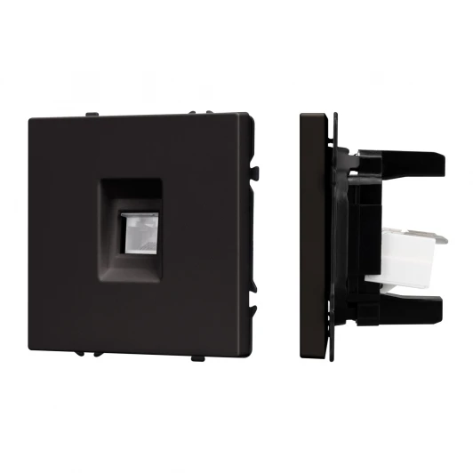 054305 Механизм компьютерной розетки SCT-NOBE-MPC1-SFPL-BK (RJ-45, CAT6) (Arlight) 054305