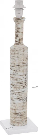 49296 Основание настольной лампы Eglo Vintage, 1 лампа, белый с бежевым