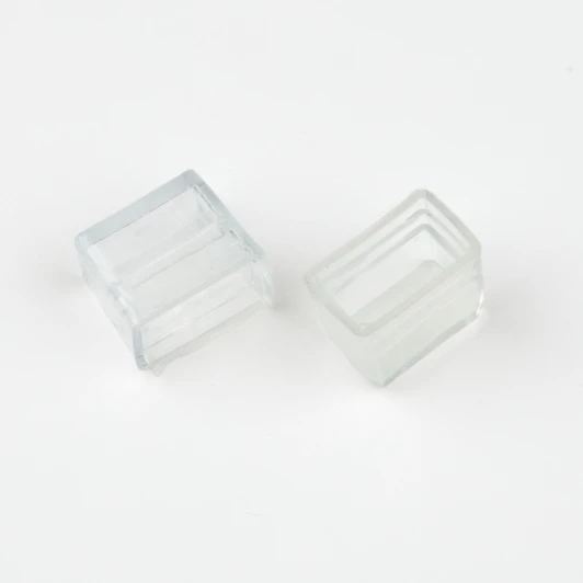 UCW-N12 CLEAR 025 POLYBAG Изолирующий зажим (заглушка) для светодиодных лент ULS-N12 NEON 24В, 13x26мм. 25 штук в пакете Uniel Neon UCW-N12 CLEAR 025 POLYBAG