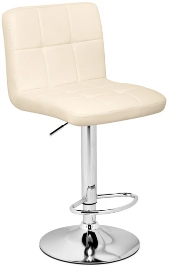 15498 Барный стул Woodville Paskal beige / chrome 15498