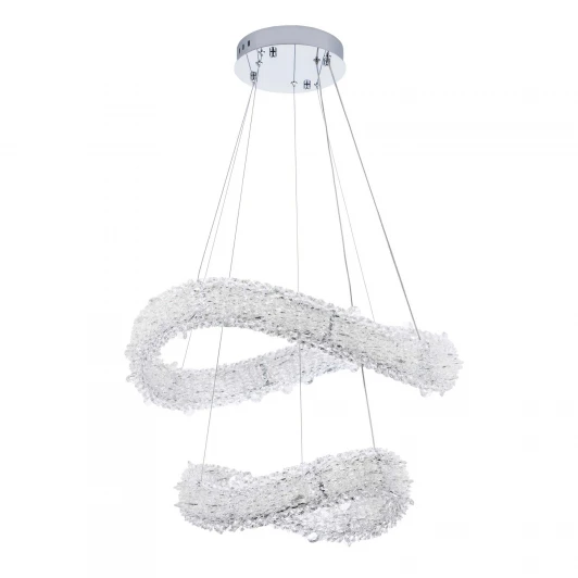 MS.5003.600.400 CR Подвесной светильник светодиодный хрустальный с пультом с регулировкой цветовой температуры и яркости Modelux MODESTYLE MS.5003.600.400 CR