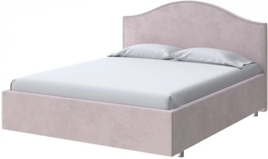 2022429 PROxSON Кровать Classic (Ткань: Велюр Teddy Лунный) 140x190