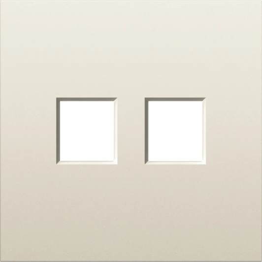 DS86955 Накладка 2-я для розеток RJ45,TV,SAT, слоновая кость Donel S08 DS86955