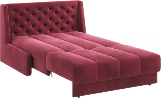 AAA41374007 РИЧМОНД Кровать-диван прямой бордовый, 120 D1 furniture арт.AAA41374007