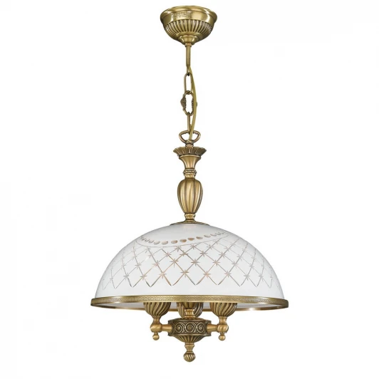 L.7002/38 Подвесная люстра Reccagni Angelo 7002 L 7002/38 (220V, на цепи, узор в клетку)