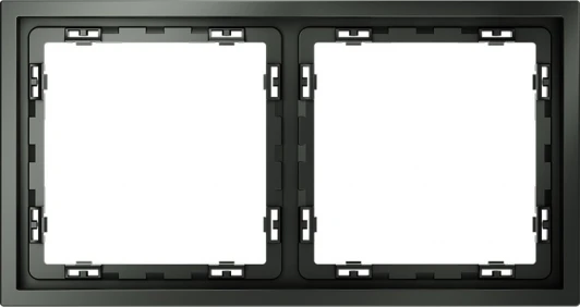 VLS100206 Рамка на 2 поста (титан) Voltum S70 VLS100206