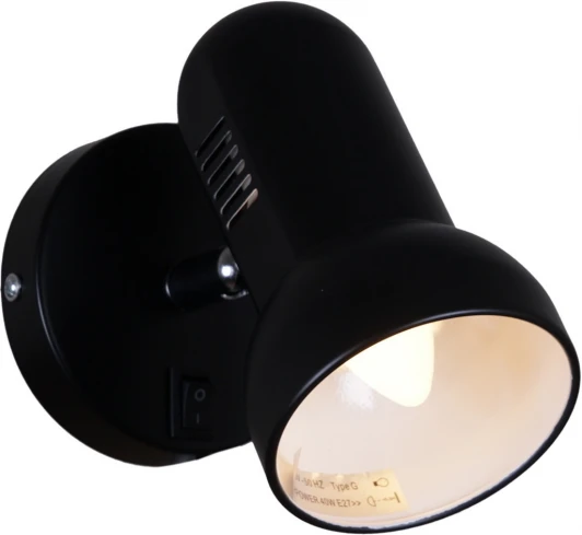 04012-0.2-01 BK Спот Reluce 04012-0.2-01 BK (220V, выключатель)