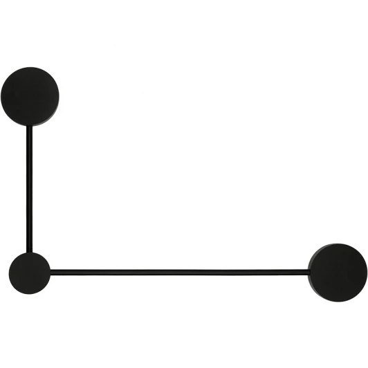 WSL-GX53/13-L Настенный светильник Wolta WSL-GX53/13-L под лампу GX53 Черный MOLECULE