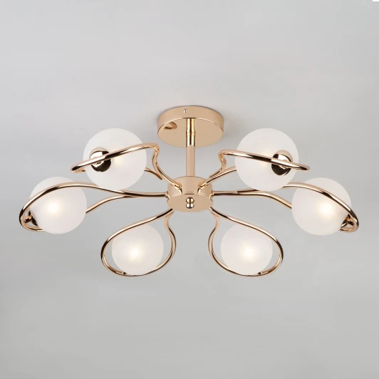 70089/6 золото Потолочная люстра Eurosvet Camomile 70089/6 золото