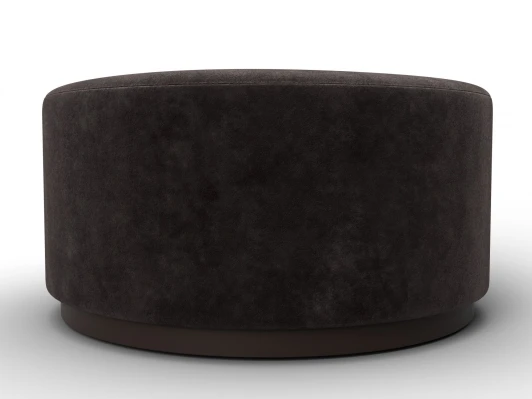 132509 Пуф 005 (ДСП/Пластик/Велюр/Коричневый) Лига Диванов 132509