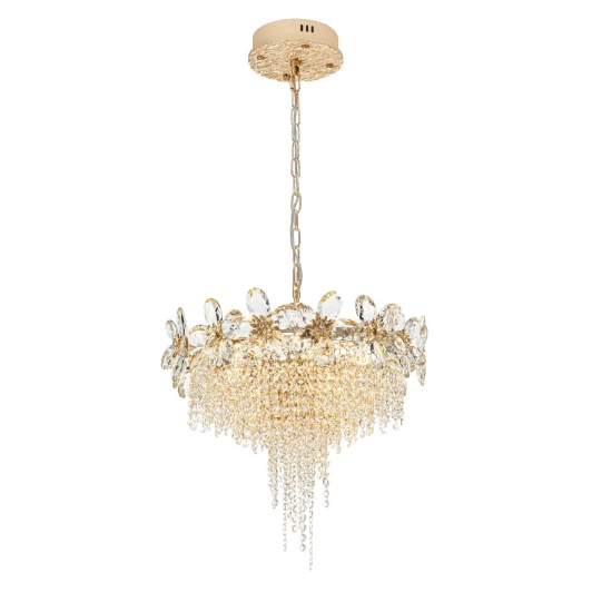 ML.9521.500 GD Подвесная люстра хрустальная Modelux ML.9521.500 GD