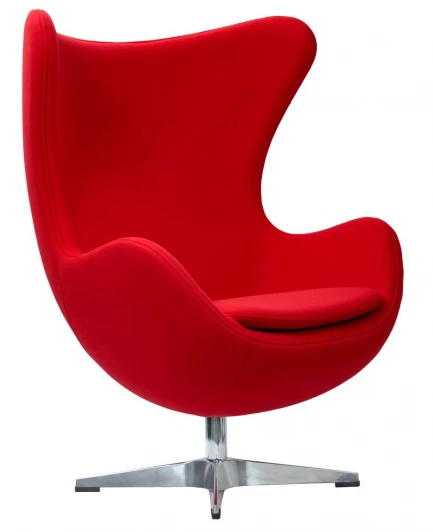 FR 0259 Кресло EGG CHAIR красный кашемир