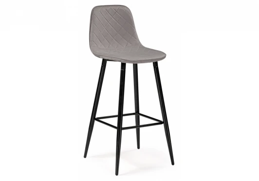 15129 Барный стул capri light gray / black