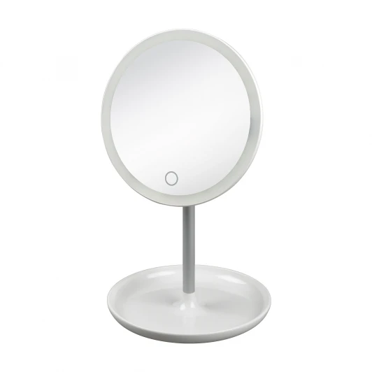 TLD-590 White/LED/80Lm/6000K/Dimmer Зеркало с подсветкой Uniel TLD-590 White/LED/80Lm/6000K/Dimmer (220V, диммер, сенсорный выключатель)