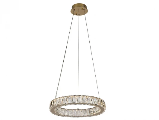 8580/40 C gold Подвесной светодиодный светильник кольцо Newport 8580 8580/40 C gold (220V, на тросе, кольцо)