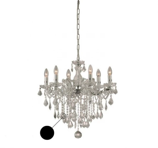 FLORIAN SP6 NERO Подвесная люстра Ideal Lux Florian SP6 NERO