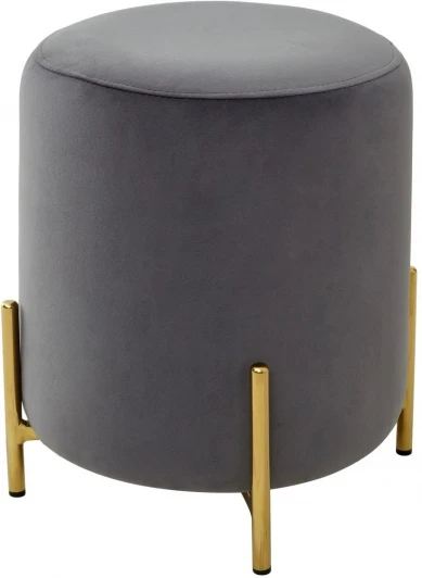 UF029SBLV14 Пуф для гостиной RICE BLUVEL-14 GREY / GOLD М-City