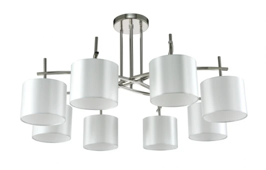 SERGIO PL8 NICKEL Потолочная люстра Crystal Lux Sergio PL8 NICKEL