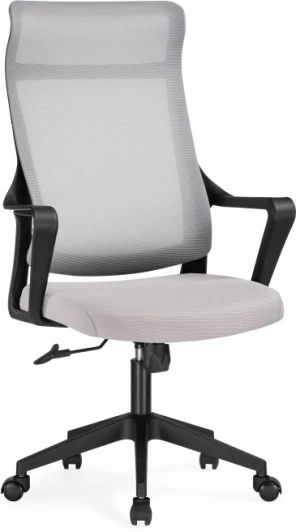 586545 Компьютерное кресло Woodville Rino light gray / black (Сетка/Черный, Серый/Серый, Черный) арт.586545