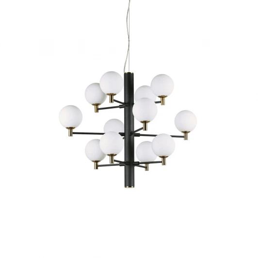 COPERNICO SP12 NERO Подвесная люстра Ideal Lux Copernico SP12 NERO