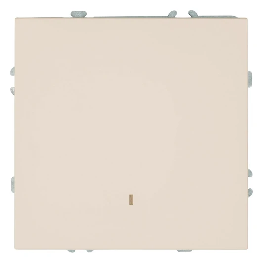 49889 Выключатель одноклавишный с подсветкой (кашемир, soft touch) Stekker Эмили 49889