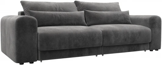 129124 Диван прямой Лига-056 НПБ Лига Диванов (Велюр) арт.129124