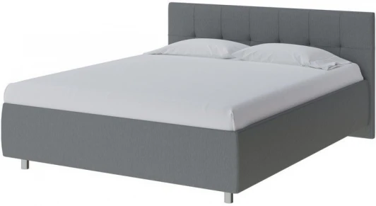 1908451 PROxSON Кровать Diamo без основания (Ткань: Рогожка Savana Grey (серый)) 140x200