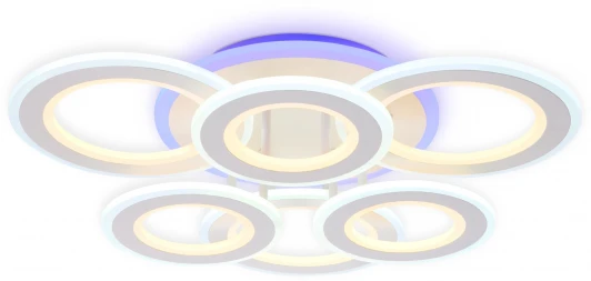 FA8805 Потолочная люстра ярусная Ambrella Acrylica FA8805 (регулировка яркости, LED, 220V, пульт управления, кольцо)