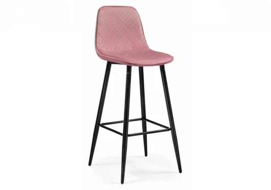 15128 Барный стул Woodville Capri pink / black 15128