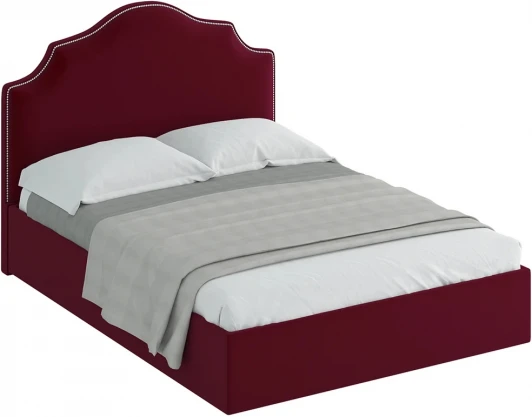 331445 Кровать Queen Victoria Lux ОГОГО (арт.331445), (Ткань/Красный)