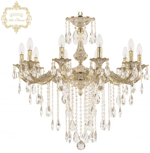 31.1114.10.250.B.GW Подвесная люстра с хрустальными подвесками Art Classic 31.11 31.1114.10.250.B.GW