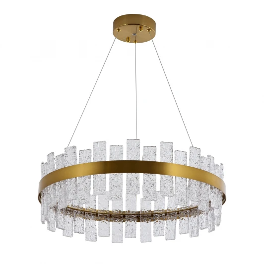ML.99993.600 AB Подвесная люстра светодиодная хрустальная с регулировкой цветовой температуры Modelux MODELUX ML.99993.600 AB