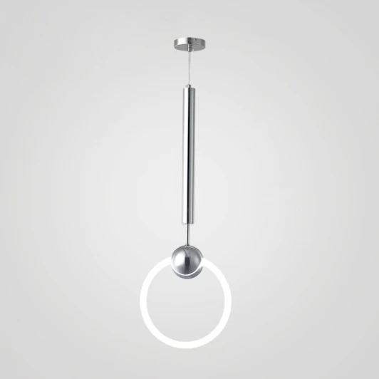 RING01 Подвесной светильник Ring L D30 Серебро ImperiumLoft Ring01 (178413-26) (LED, 220V, на проводе, кольцо)