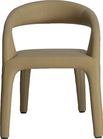 160KD-57100 Стул обеденный экокожа бежевый 59*59*75см Garda Decor арт.160KD-57100