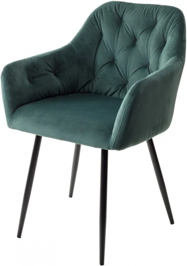 GDC120BLV78BLK Стул PERU BLUVEL-78 GREEN, велюр