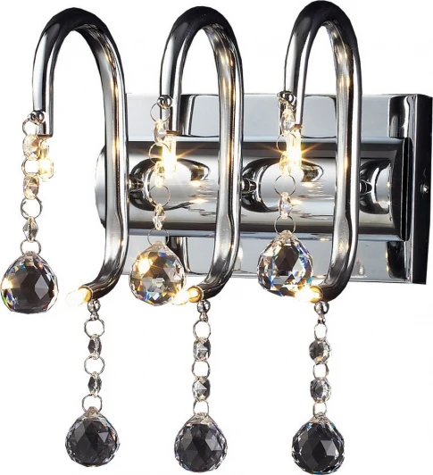 06 2310 0181 06 chrome, white crystal ASFOUR Бра N-Light 62310 06 2310 0181 chrome, white crystal ASFOUR