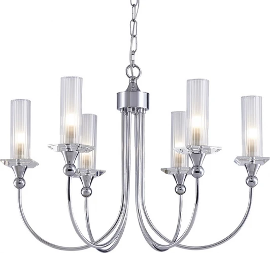 4586/С chrome Подвесная люстра Newport 4580 4586/С chrome (220V, на цепи)
