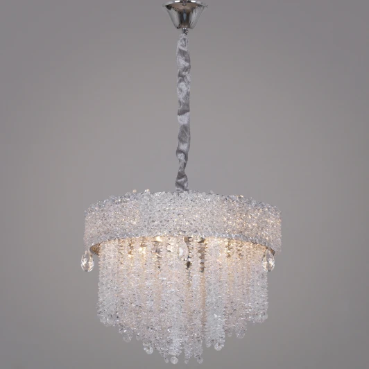 02098-0.4-500 MX CH Подвесная люстра хрустальная Reluce 02098-0.4-500 MX CH