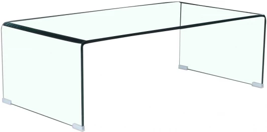 F-006K clear Стол журнальный ESF F-006K прозрачный/Стекло