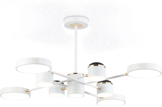 FL51627 Потолочная люстра светодиодная на штанге с регулировкой цветовой температуры Ambrella COMFORT FL51627