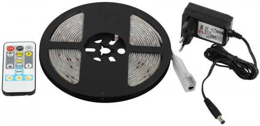 5025kit-4.5-30-12-3000K/6500K-IP65 Комплект светодиодной ленты 12V 5м с пультом с регулировкой цветовой температуры ЭРА 5025kit-4.5-30-12-3000K/6500K-IP65