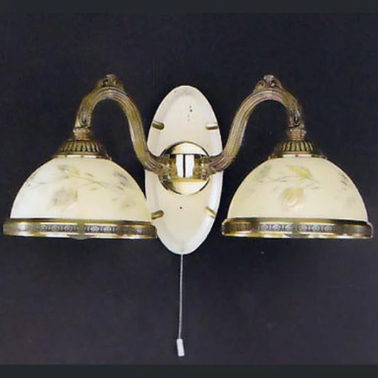 A.6908/2 Бра Reccagni Angelo 6908 A 6908/2 (220V, выключатель, листья)